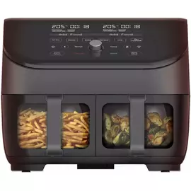 Instant Vortex Plus Dual ClearCook 7,6 Liter Heißluftfritteuse (schwarz)